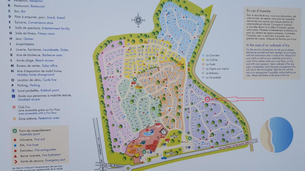 Agreable Mobilhome 6 - 8 Places Сен-Бревен-ле-Пен Экстерьер фото